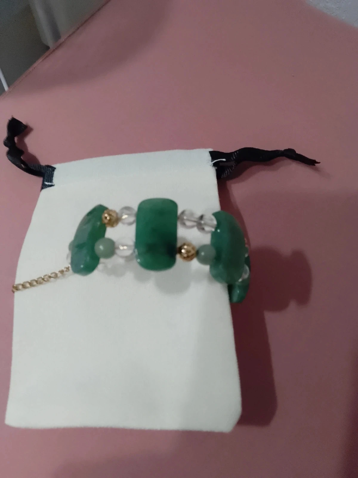 Pulseira de aventurina e cristal de rocha – photo 4